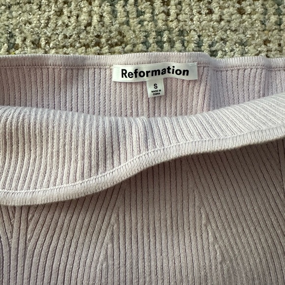 NWT Reformation Jenni Strapless Seater Top - Picture 3 of 4